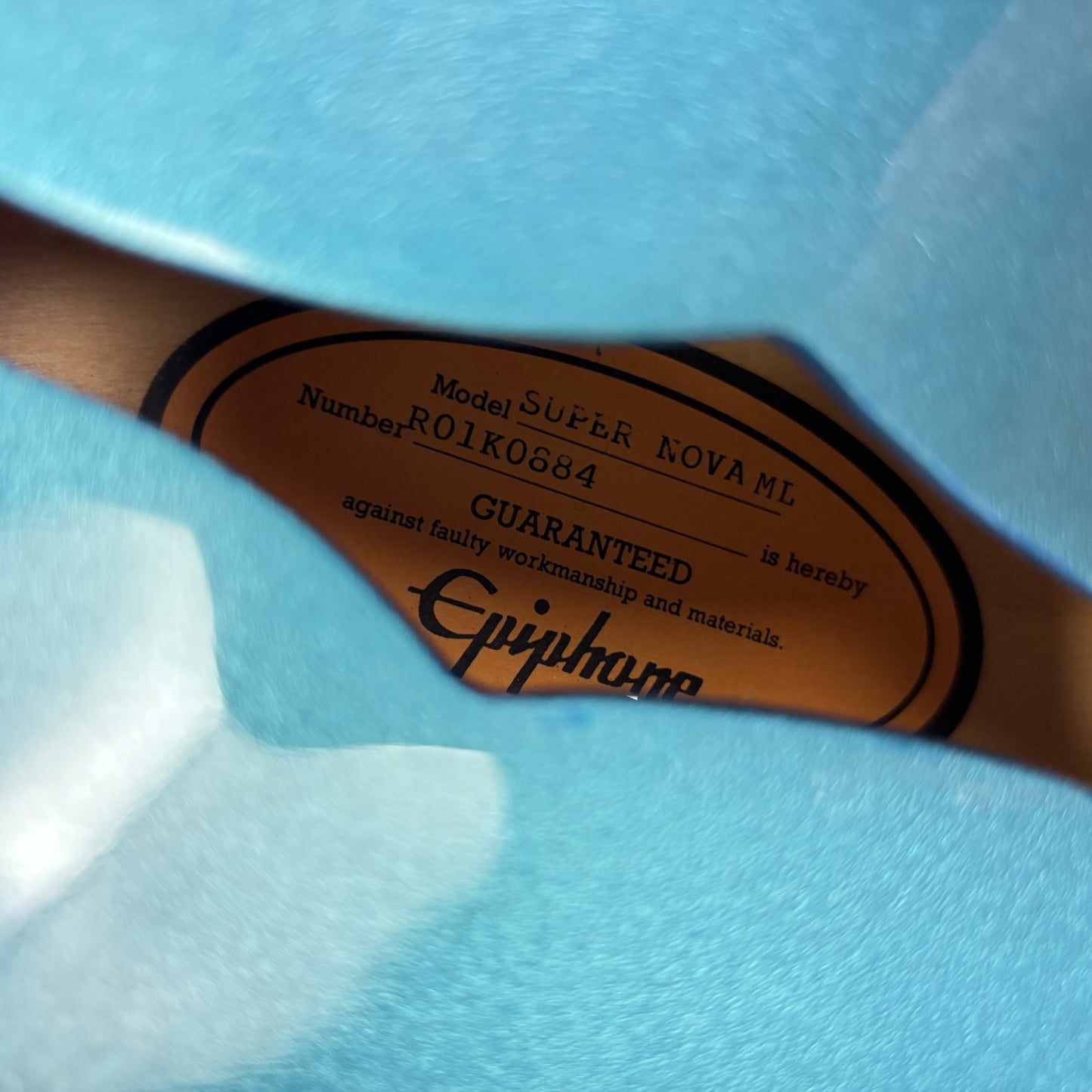 Epiphone Korea Noel Gallagher Signature Supernova 2001 – Manchester City modrá