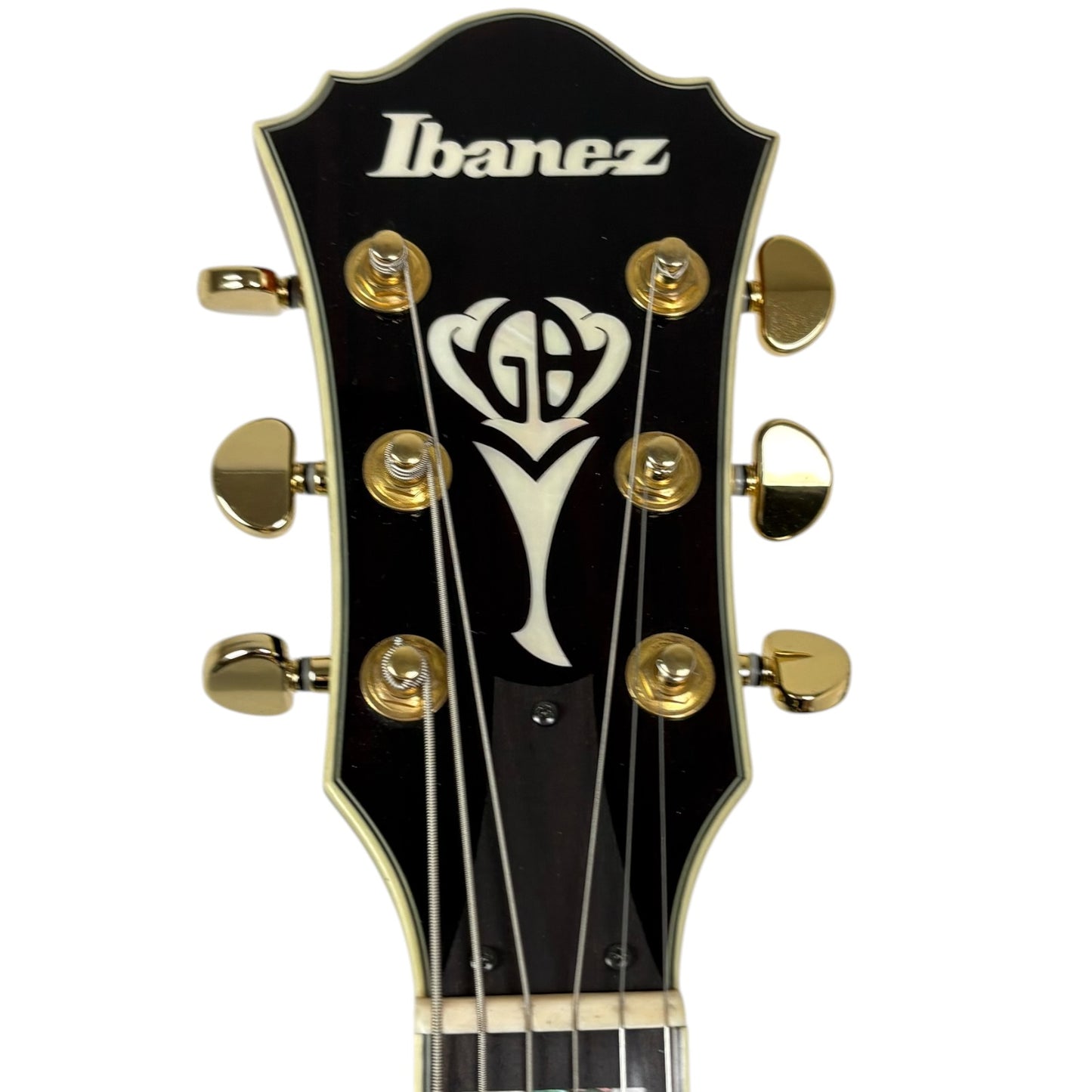 Ibanez LGB-30 George Benson Signature 2014 – vintage žlutý sunburst