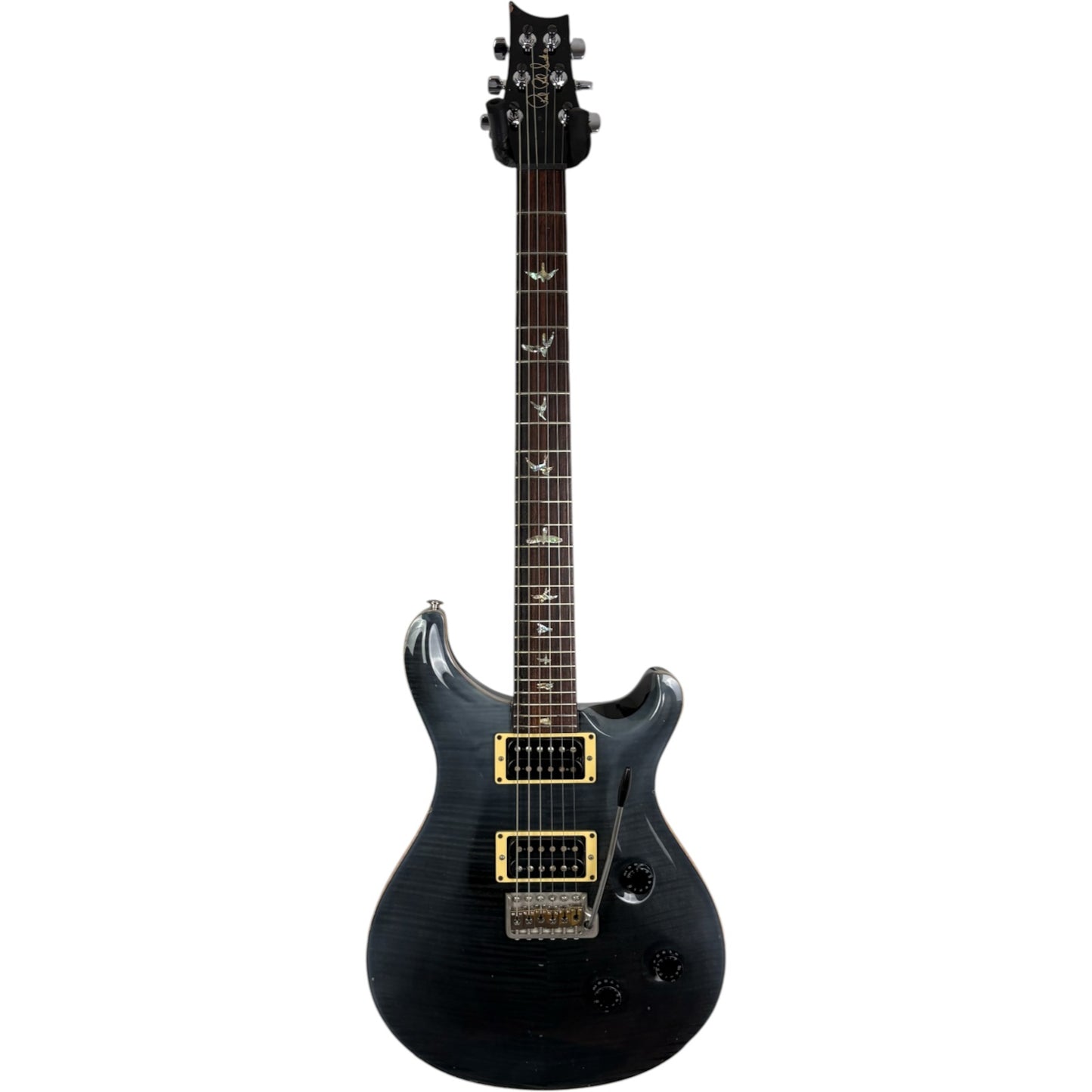 PRS Custom 24 10-Top 1997 - Arce flameado gris negro