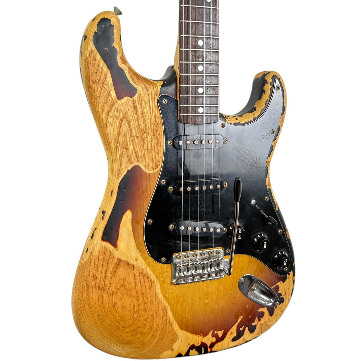 Fender Japan 72 Reissue Stratocaster 1984-1987 - Heavy Relic Sunburst