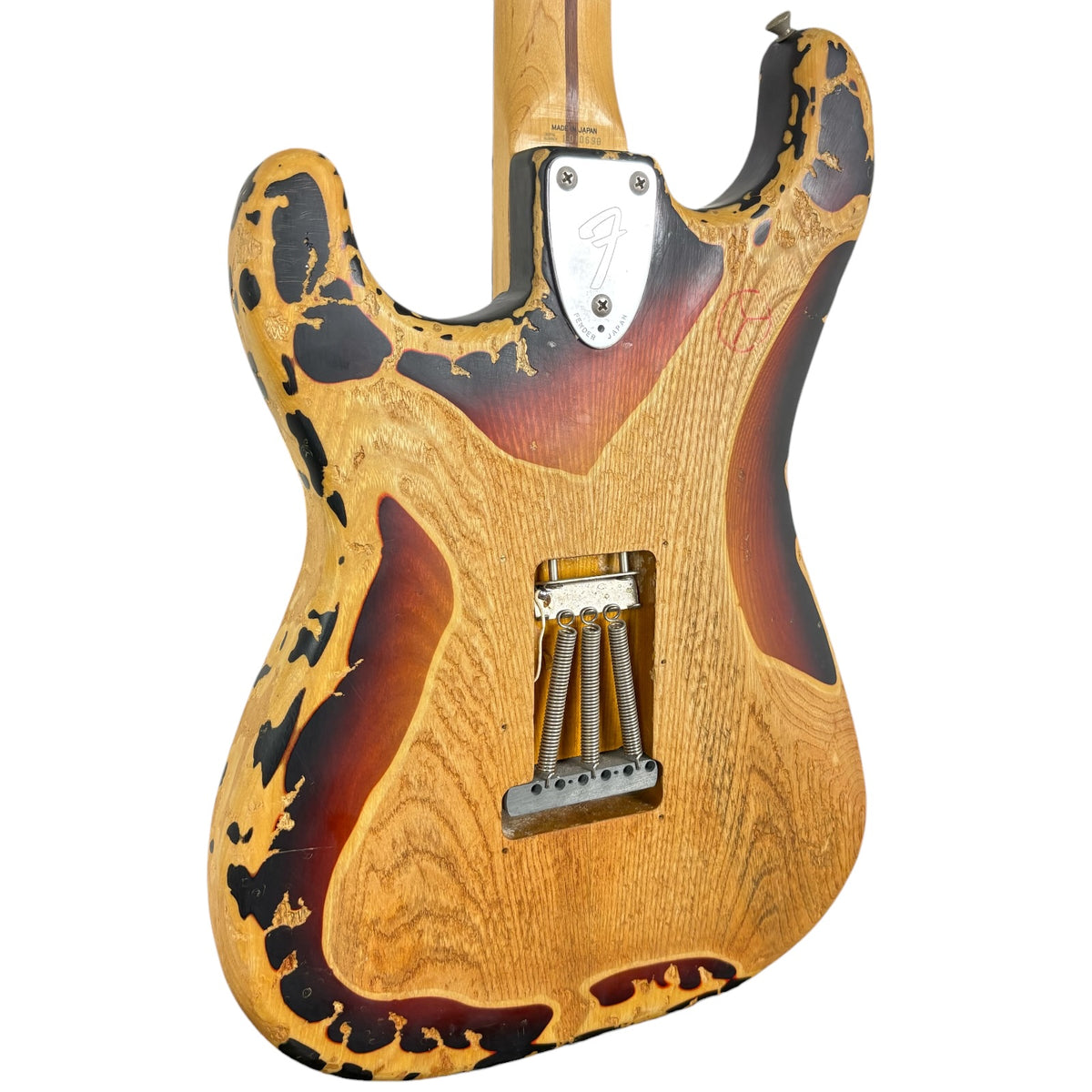 Fender Japan 72 Reissue Stratocaster 1984-1987 - Heavy Relic Sunburst
