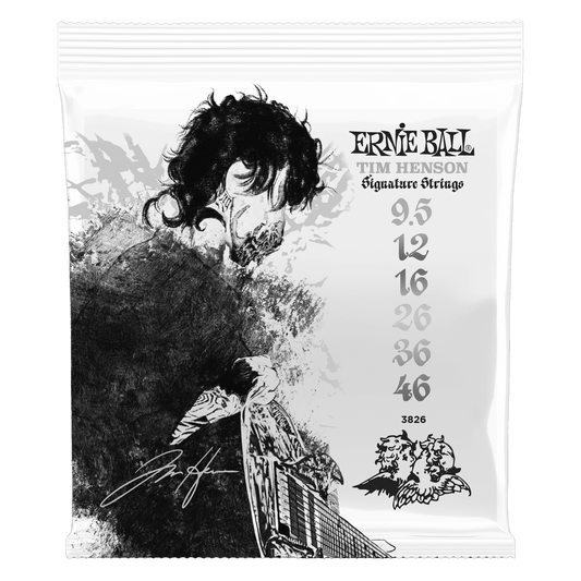 أوتار جيتار إيرني بول تيم هينسون توقيع 9.5-46