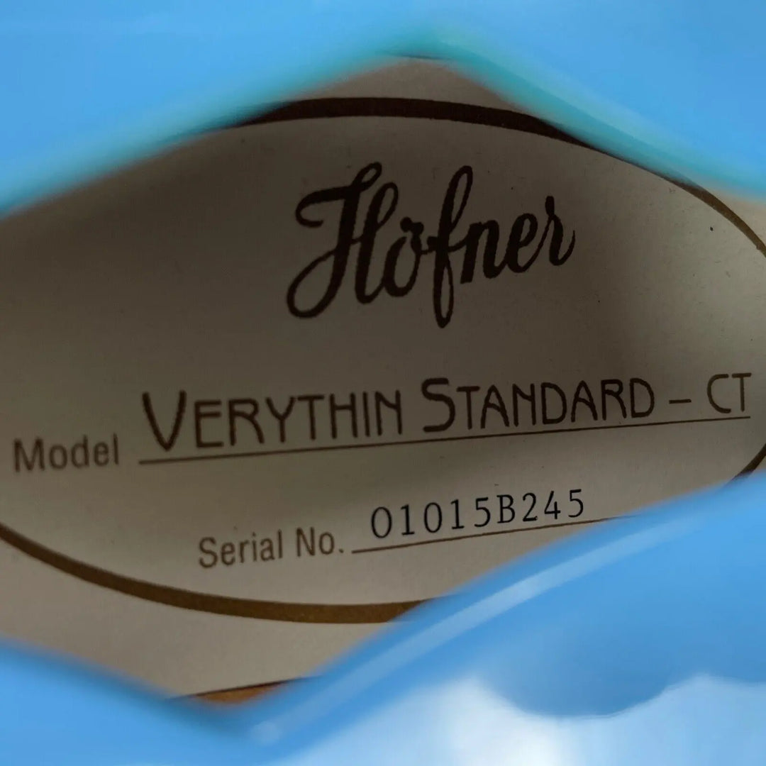 Höfner Verythin Standard CT - power blue Höfner
