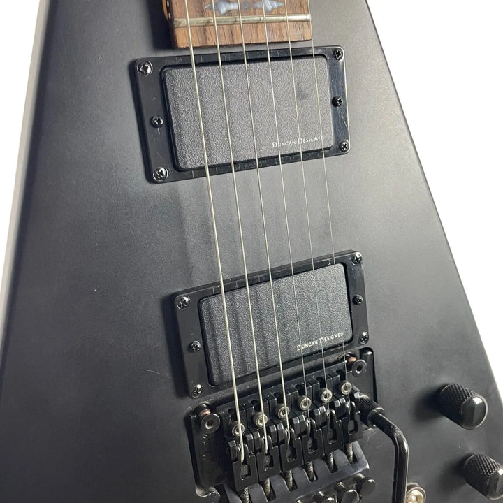 Schecter V-1 Custom FR 2009 matte black Schecter